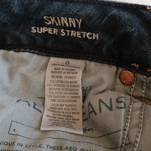 American Eagle Outfitters Jeans – Blue Denim – Size 0 - Picture 6 of 8